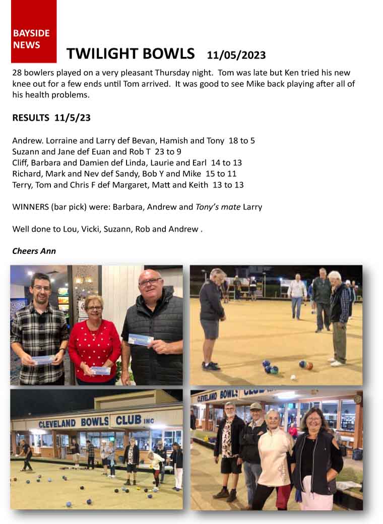 Twilight Bowls May 2023 Photos